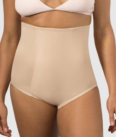 Miraclesuit Shape With An Edge High Waist Brief - Nude Shapewear 