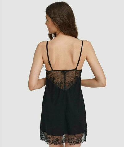 Oh!Zuza Lace Detail Chemise - Black Babydoll / Chemise 