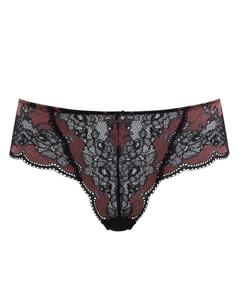 Panache Clara Brief - Black/Fig Knickers 