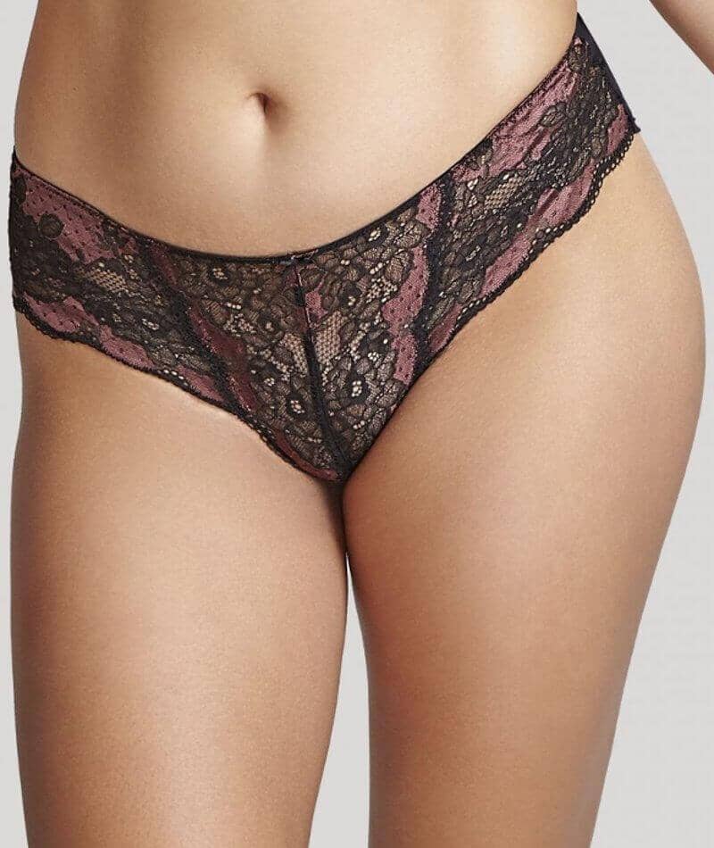 Panache Clara Brief - Black/Fig Knickers 