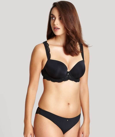 Panache Ardour Sweetheart Moulded Underwired Bra - Black Bras 