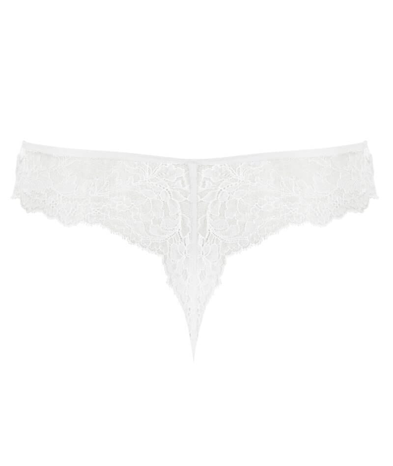 Panache Ana Thong - White Knickers 