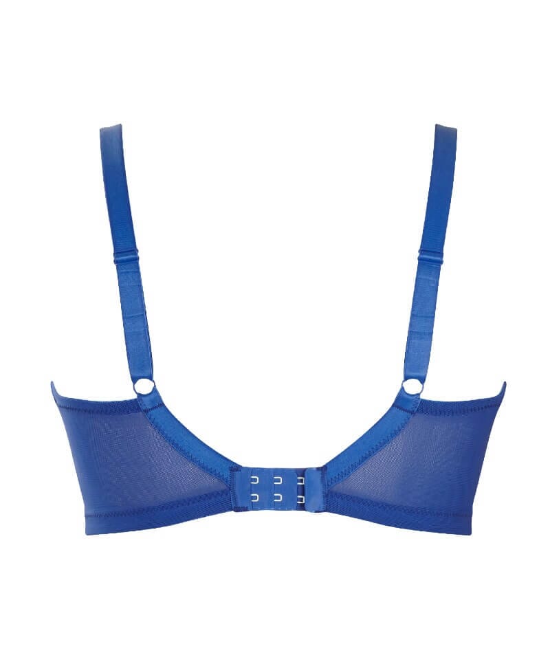 Panache Ana Underwired Plunge Bra - Blue Jewel Bras 