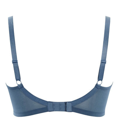 Panache Ana Underwired Plunge Bra - Vintage Blue Bras 