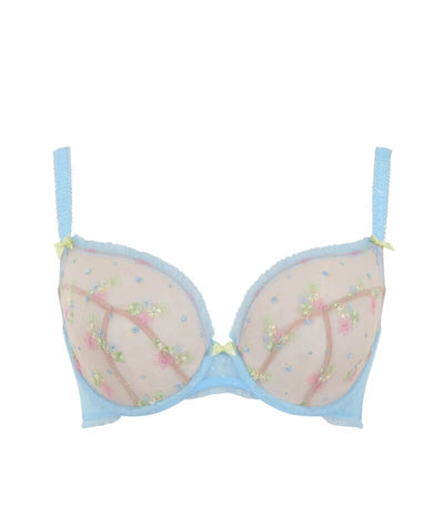 Panache Astrid Plunge Underwired Bra - Pale Blue Bras 