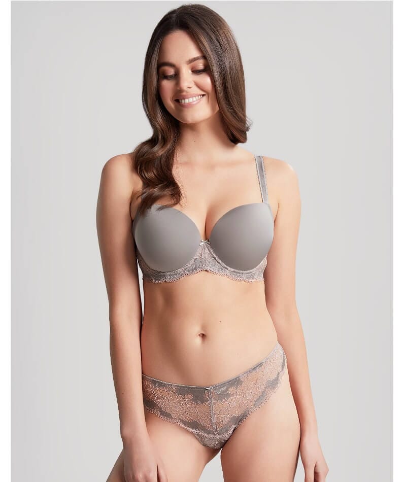 Panache Clara Moulded Sweetheart Underwire Bra - Opal Grey Bras 