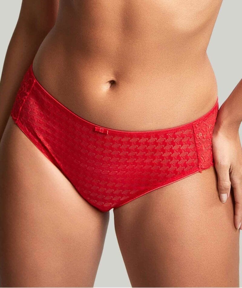 Panache Envy Brief - Poppy Red Knickers 