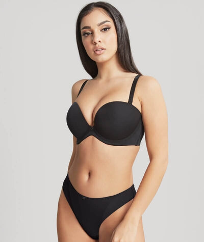 Panache Faith Moulded Strapless Bra - Noir Bras 