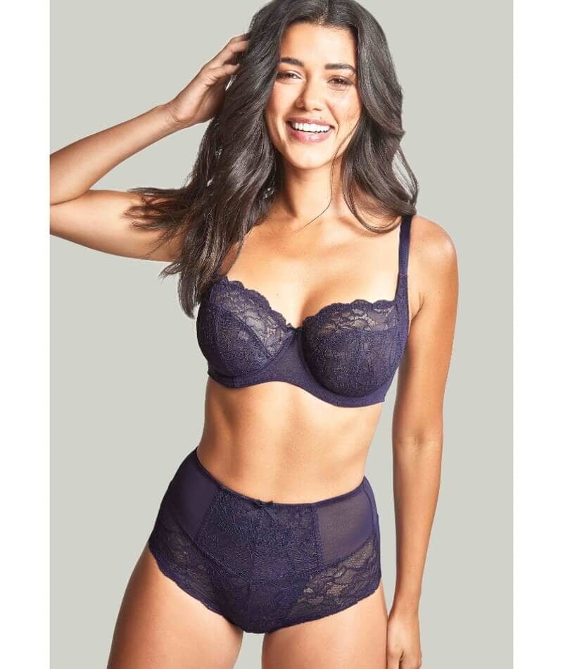 Panache Imogen High Waist Brief - Indigo Knickers 