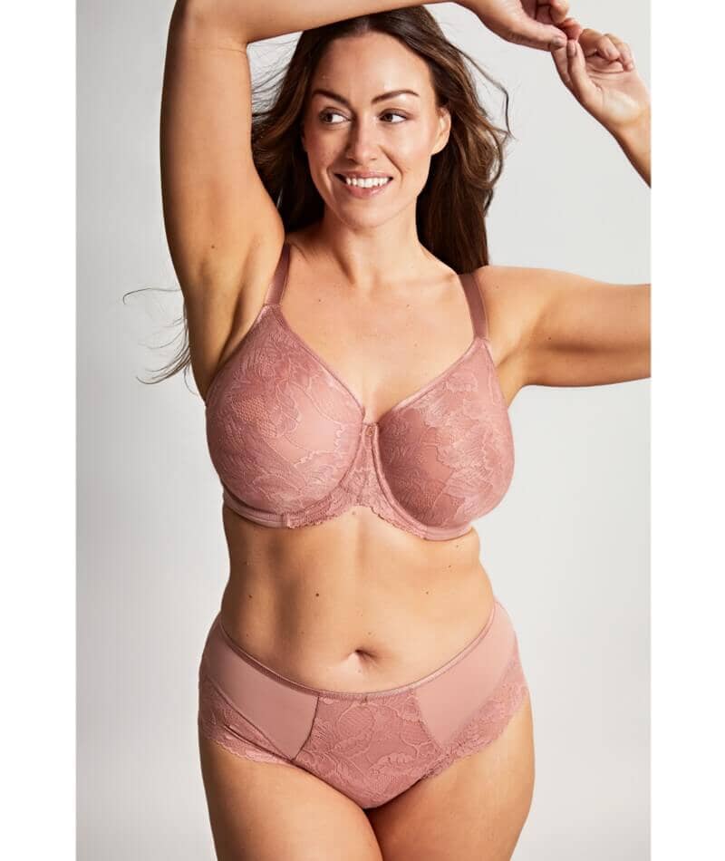 Panache Radiance Moulded Full Cup Underwire Bra - Ash Rose Bras 