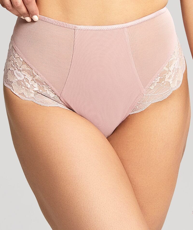 Panache Sabrina High Waist Brazilian Brief - Vintage Pearl Knickers 