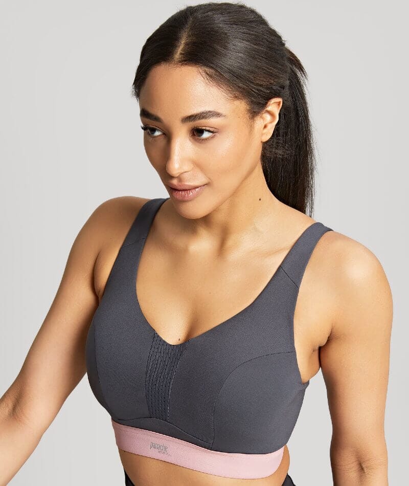 Panache Sport Ultra Perform Non Padded Underwire Sports Bra - Charcoal Bras 