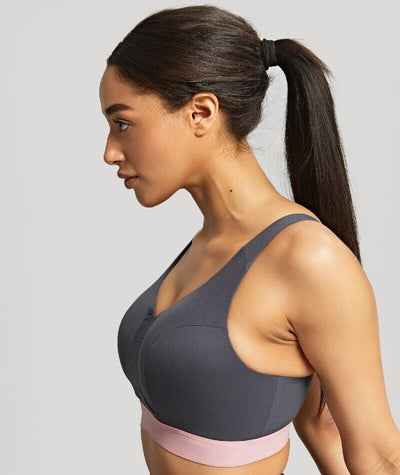 Panache Sport Ultra Perform Non Padded Underwire Sports Bra - Charcoal Bras 