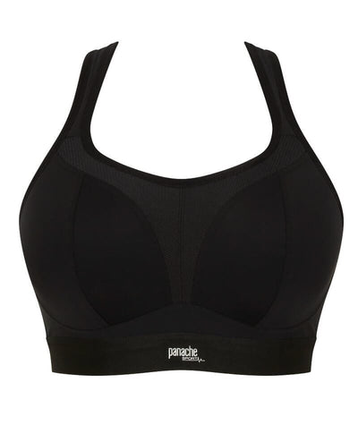 Panache Sport Wire-free Sports Bra - Black Bras 