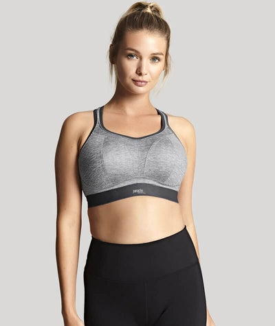 Panache Sport Wirefree Sports Bra - Charcoal Marle Bras 