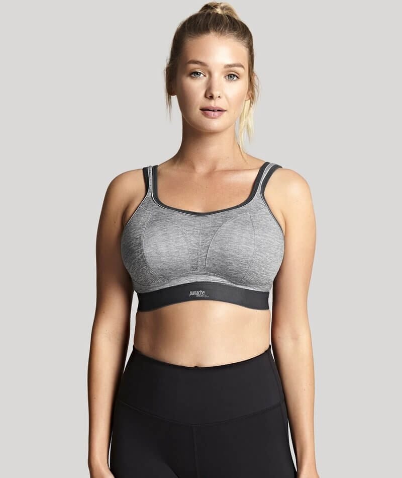 Panache Sport Wirefree Sports Bra - Charcoal Marle Bras 