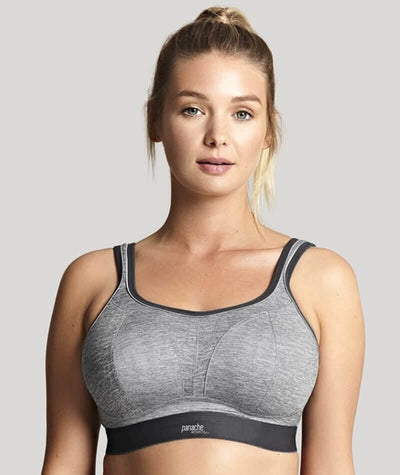 Panache Sport Wirefree Sports Bra - Charcoal Marle Bras 