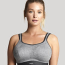 Panache Sport Wirefree Sports Bra - Charcoal Marle