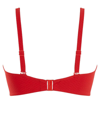 Panache Swim Marianna D-H Cup Bandeau Bikini Top - Crimson Swim 