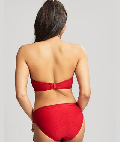 Panache Swim Marianna D-H Cup Bandeau Bikini Top - Crimson Swim 