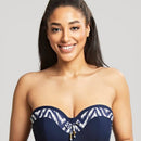 Panache Swimwear Oceana Bandeau Bikini Top - Navy