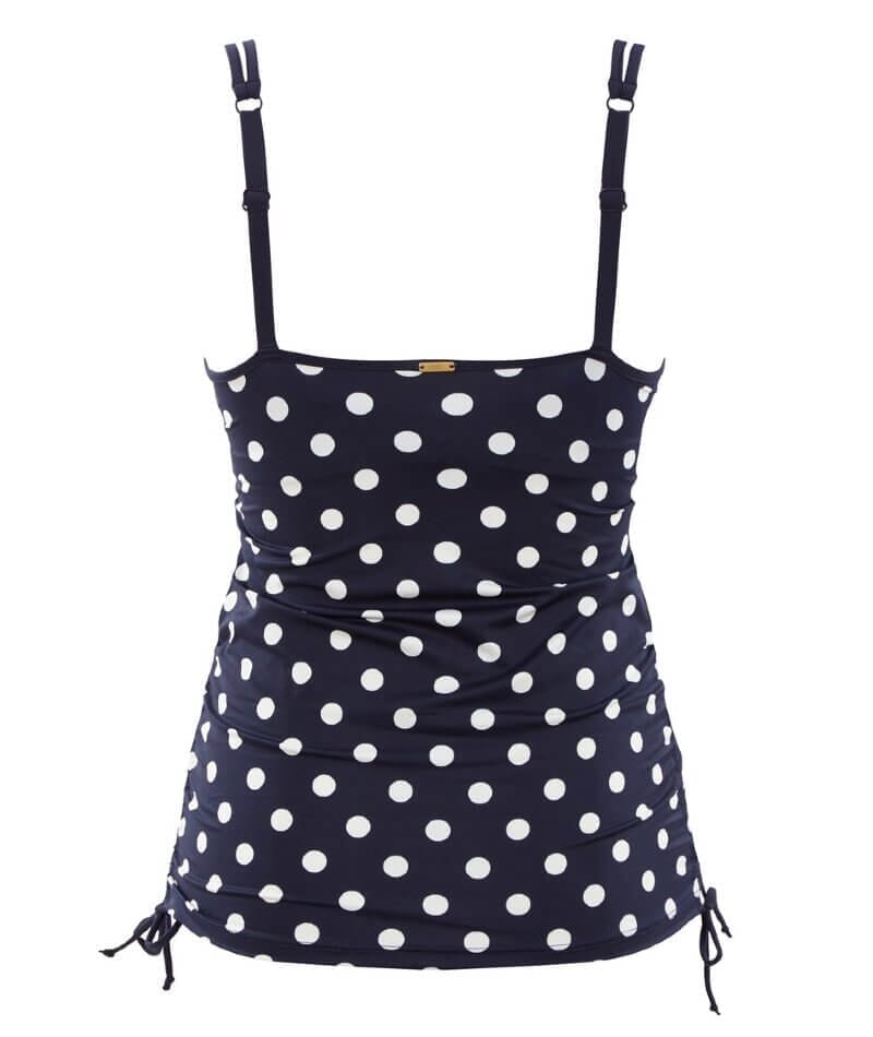 Panache Swimwear Anya Riva Spot Balconnet Wired Tankini - Navy/Vanila Swim 