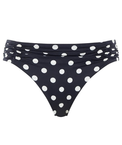 Panache Swimwear Anya Riva Spot Gather Pant Bikini - Navy/Vanila Swim 