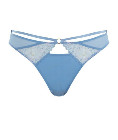 Panache Valentina Luxe Brazilian Brief - Denim Blue Knickers 