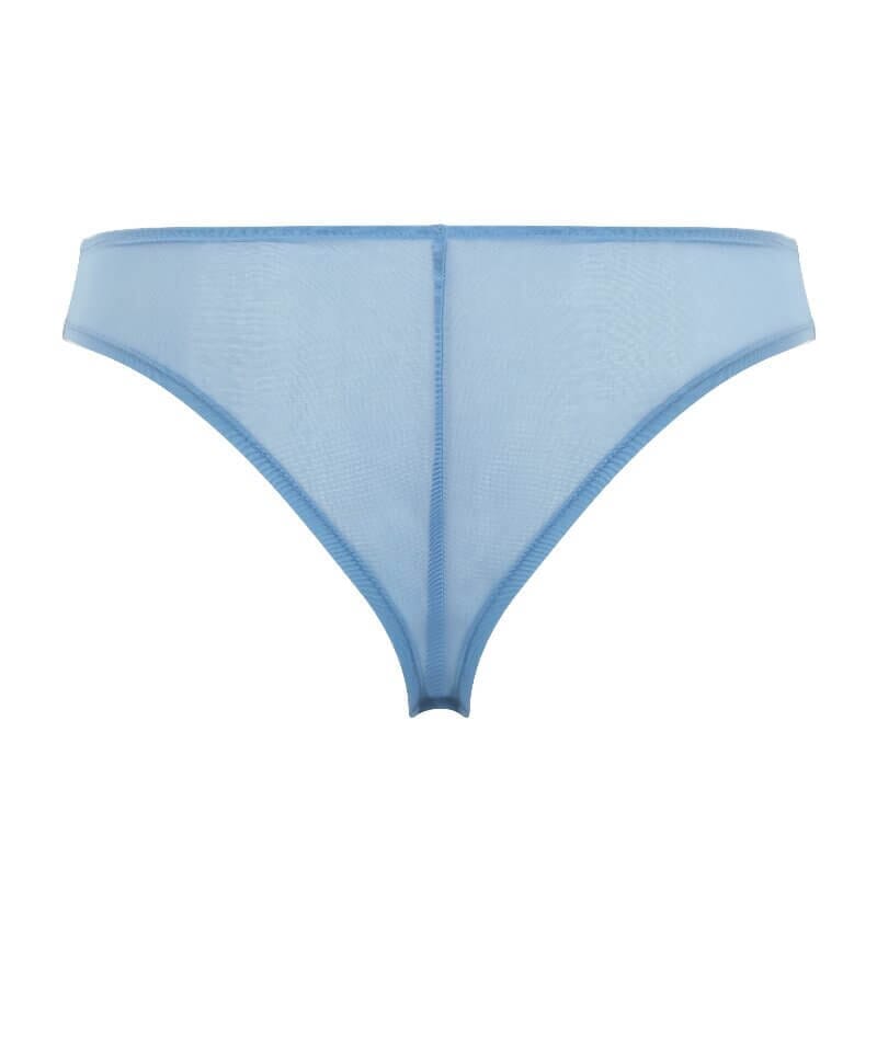 Panache Valentina Luxe Brazilian Brief - Denim Blue Knickers 