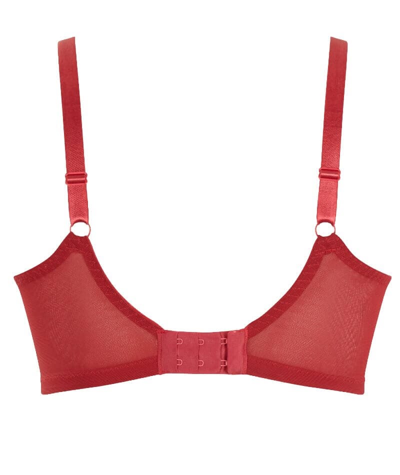 Panache Yasmin Non Padded Underwired Plunge Bra - Ruby Bras 