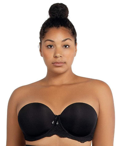 Parfait Elissa Underwired Strapless Bra - Black Bras 