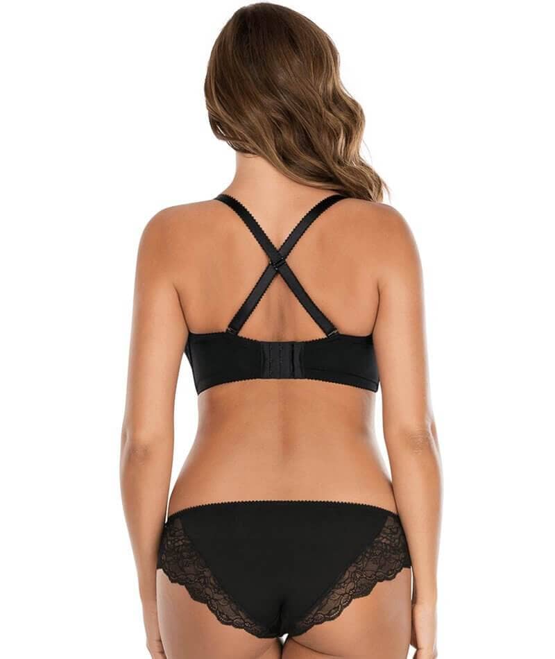 Parfait Elissa Underwired Strapless Bra - Black Bras 