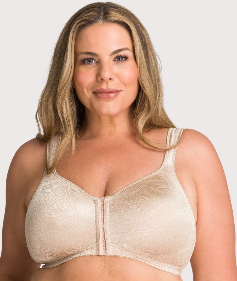 Playtex 18 Hour Front Closing Wirefree Posture Bra - Nude Bras  
