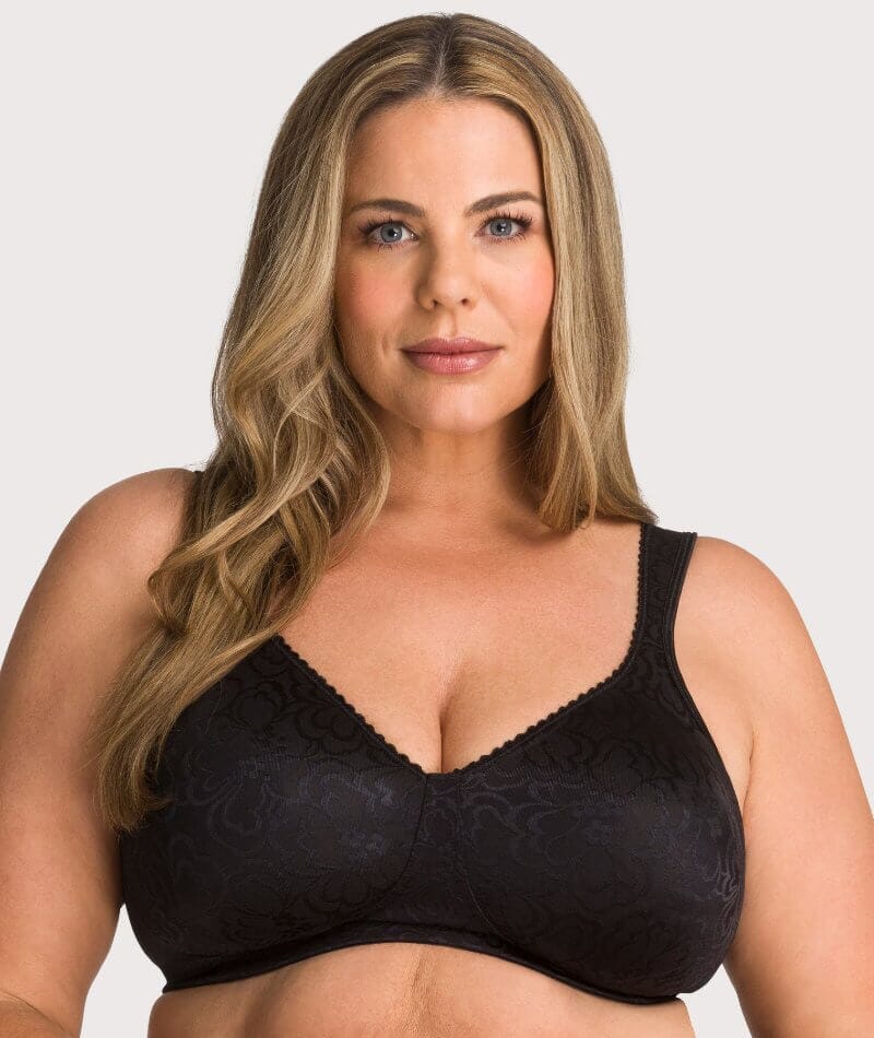 Playtex 18 Hour Ultimate Lift & Support Wire-Free Bra - Black Bras  