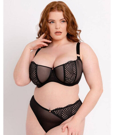 Scantilly Authority Balcony Bra - Black Bras 