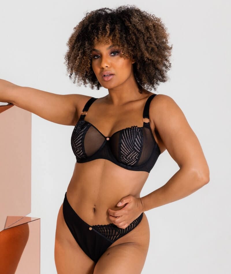 Scantilly Authority Balcony Bra - Black Bras 