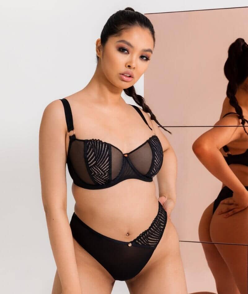 Scantilly Authority Balcony Bra - Black Bras 