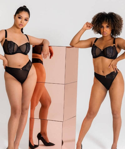 Scantilly Authority Balcony Bra - Black Bras 