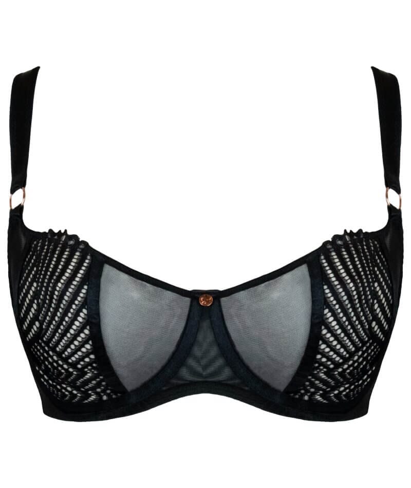 Scantilly Authority Balcony Bra - Black Bras 