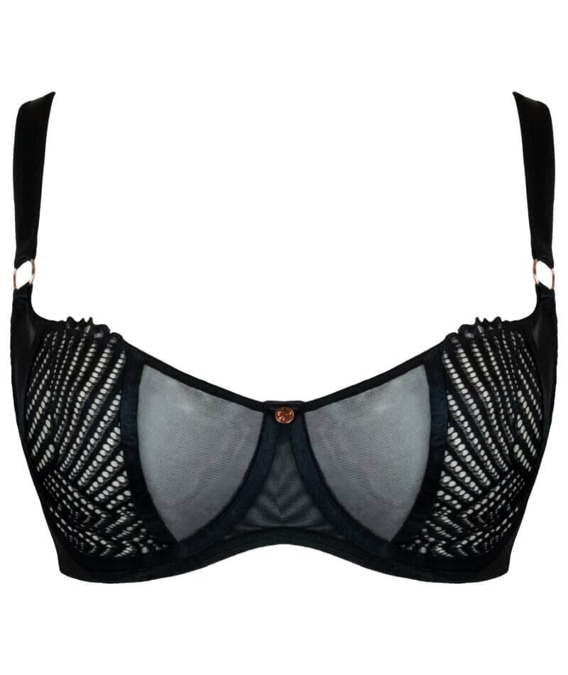 Scantilly Authority Balcony Bra - Black Bras 