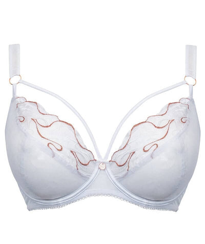 Scantilly Fascinate Plunge Bra - White Bras 