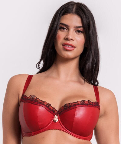 Scantilly Key to My Heart Padded Half Cup Bra - Rouge Bras 