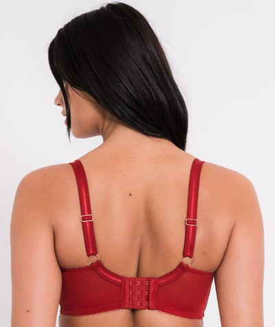 Scantilly Key to My Heart Padded Half Cup Bra - Rouge Bras 