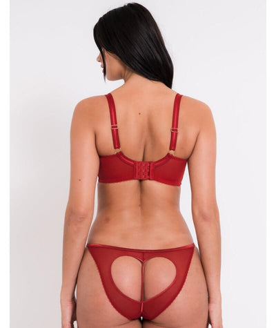 Scantilly Key to My Heart Padded Half Cup Bra - Rouge Bras 