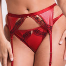 Scantilly Key to My Heart Suspender Belt - Rouge