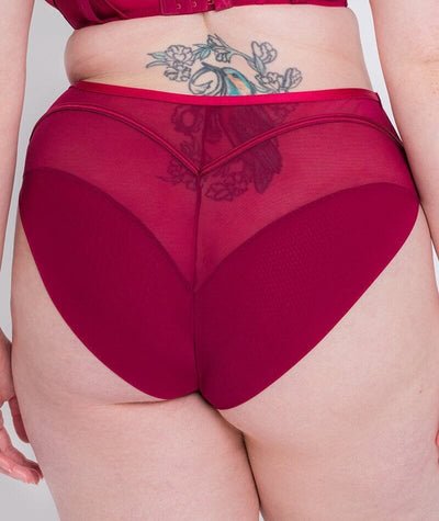 Scantilly Senses High Waist Brief - Cherry Purple