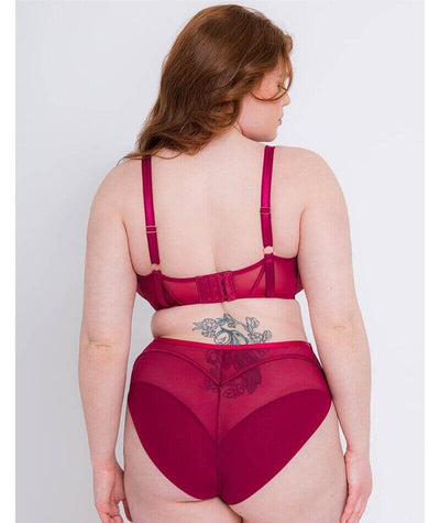 Scantilly Senses High Waist Brief - Cherry Purple