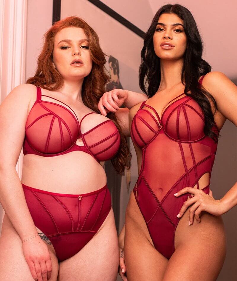 Scantilly Senses High Waist Brief - Cherry Purple