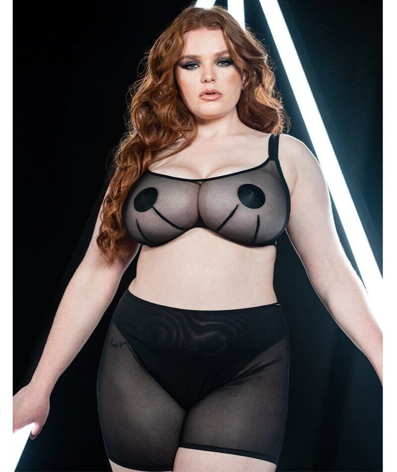 Scantilly Superheroine Bandeau Bra - Black Bras 