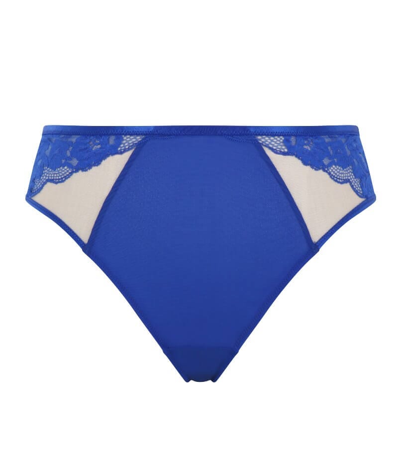 Sculptresse Josephine High Leg Brief - Cobalt / Latte Knickers 